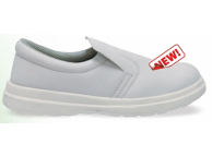 Pantofi de protectie alb cu bombeu metalic DALE S1