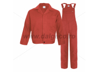 Costum salopeta cu pieptar MEX RED 9081R-62