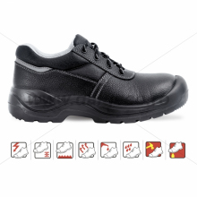Pantofi de protectie cu bombeu metalic si lamela antiperforatie, WORKTEC S3