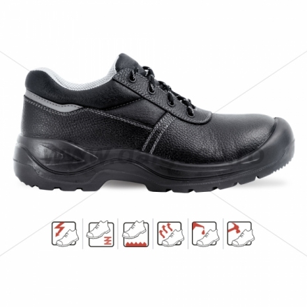 Pantofi de protectie cu bombeu metalic WORKTEC S1 2005 S1-38