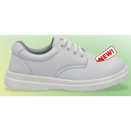 Pantofi de protectie alb cu bombeu metalic BELLE S1 2901-44