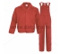 Costum salopeta cu pieptar MEX RED-XL