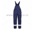 Pantaloni de iarna cu pieptar si benzi reflectorizante PILZEN BLUE 9062B-L