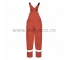 Pantaloni de iarna cu pieptar si benzi reflectorizante PILZEN RED 9062R-XXL