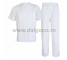 Costum alb din tercot TINA 90832-A-S